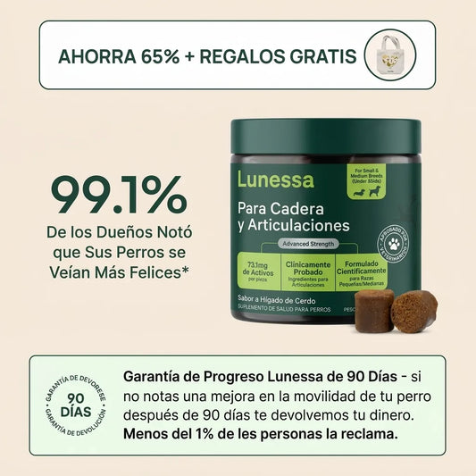 Lunessa — Masticables para Cadera y Articulaciones